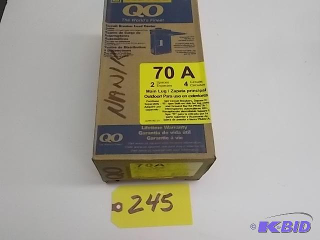 Square D 70 Amp Outdoor Load Center, New...