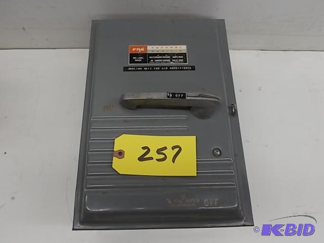 Federal Pacific 60 Amp Switch Box...