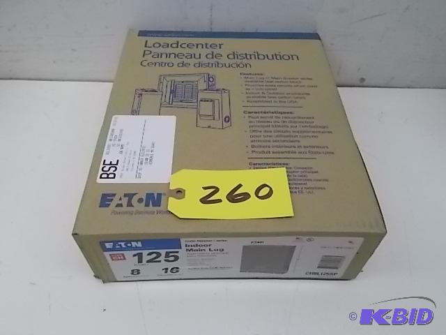 Eaton CH8L1255P 125 Amp Indoor Main Lug...