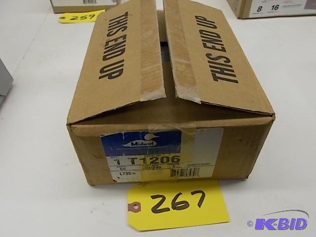 Midwest T1206 60 Amp Terminal Box, New...