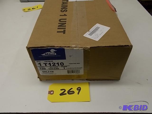 Midwest T1210 100 Amp Junction Box, New...