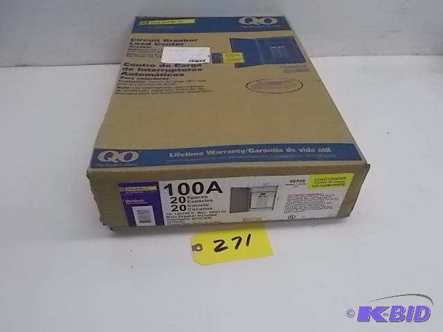 Square D QO120M100RB 100 Amp Outdoor Load Cen...