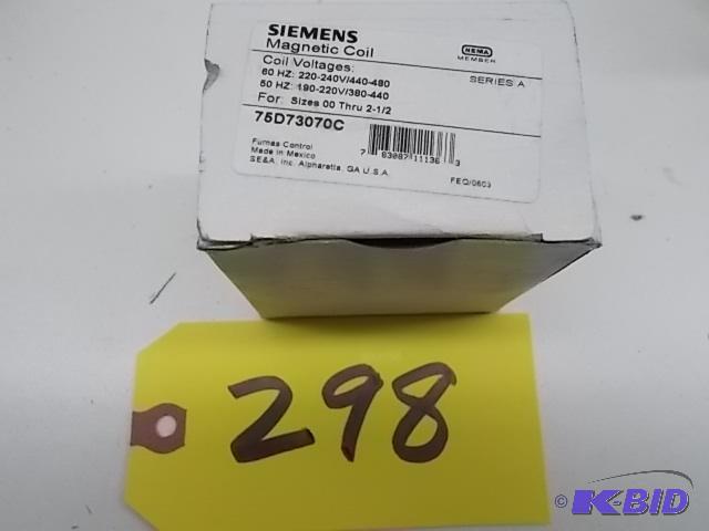 Siemens 75D73070C Magnetic Coil, New...
