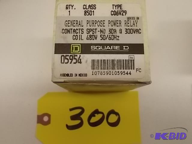Square D C06V29 Power Relay, New...