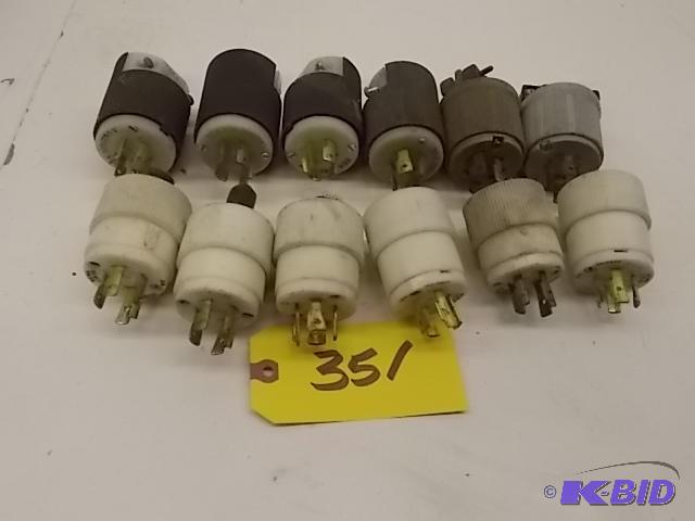 (12) Plugs, 20 Amp, 125250v...