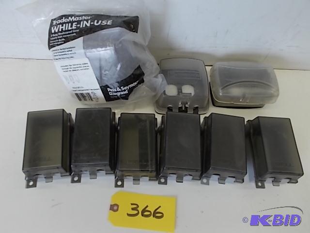 (9) Weatherproof Outlet Covers...