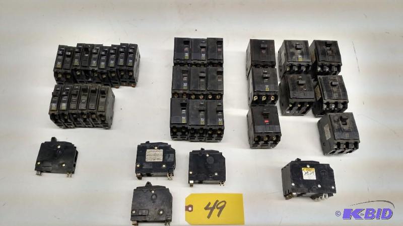 Asstd Square D Breakers...