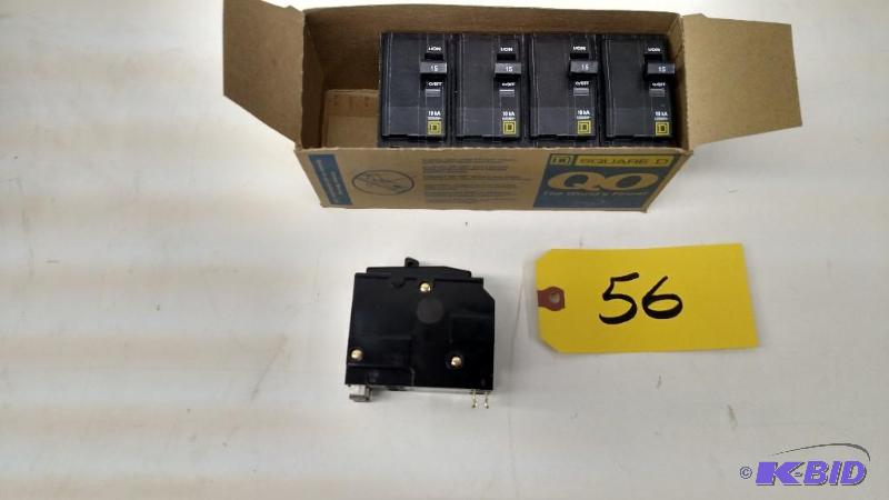 (5) Asstd Square D Breakers, New...