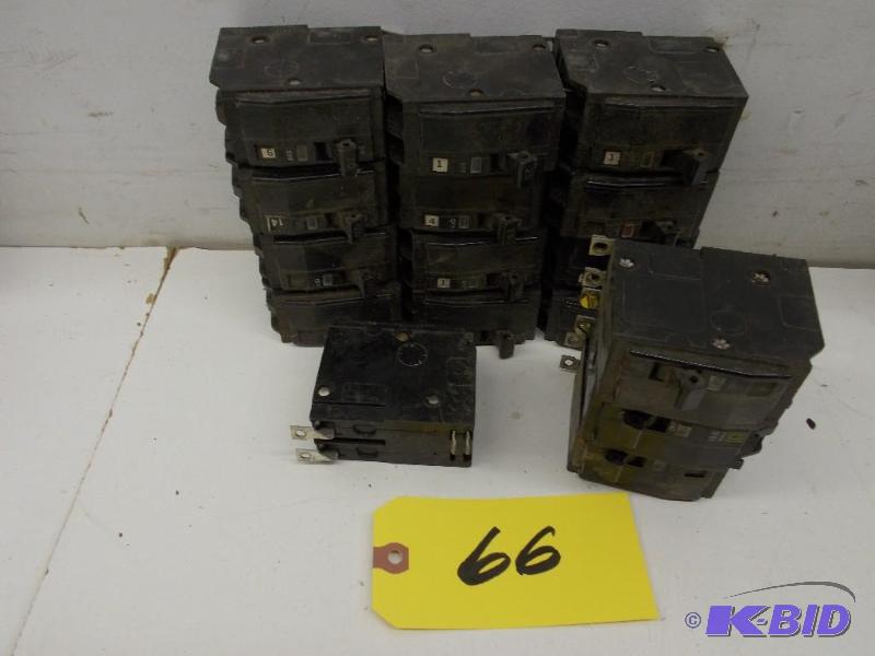 (17) Asstd Square D Breakers...