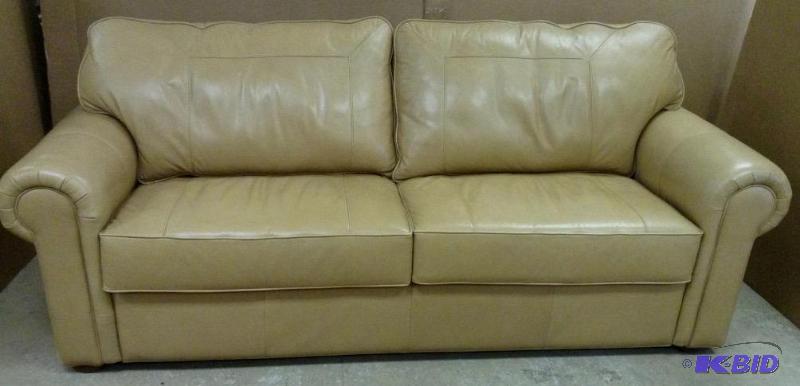 Thomasville Leather Sofa