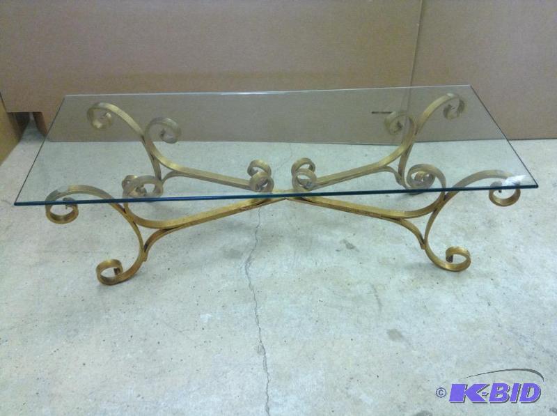 Glass Top Coffee Table
