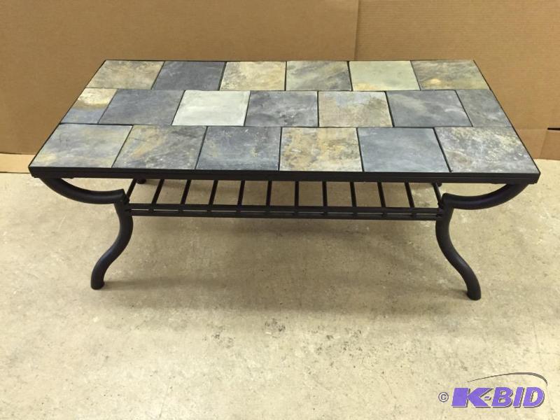 Stone Top Coffee Table
