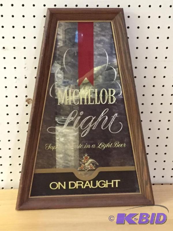 Michelob Light Bar Mirror