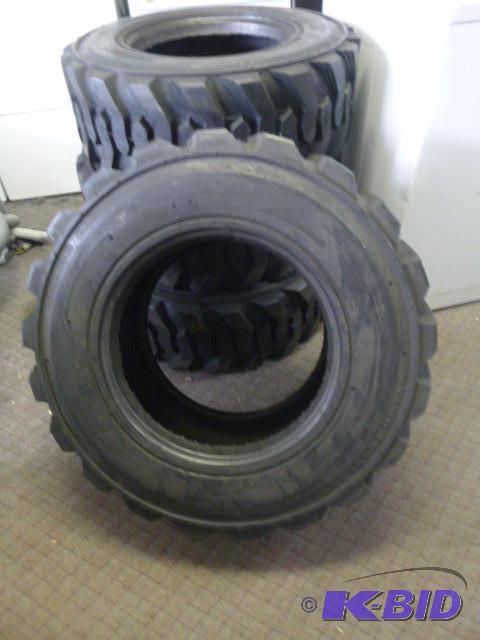 lot 1 image: 4 New Allied RBT Skid Loader Tires 12-16.5 N....