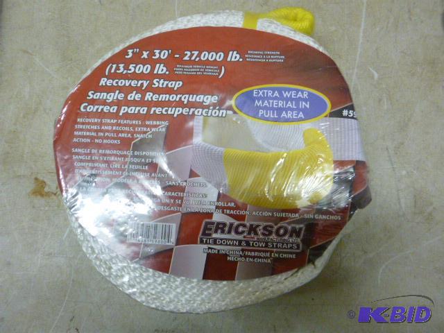 lot 11 image: Erickson Recovery Strap 3" X 30 - 27,00...