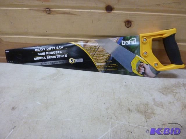 lot 115 image: Bond Heavy Duty 20" Hand Saw...
