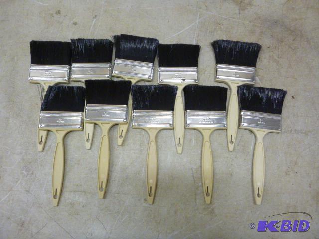 lot 119 image: 10 - 3" Paint Brushes...