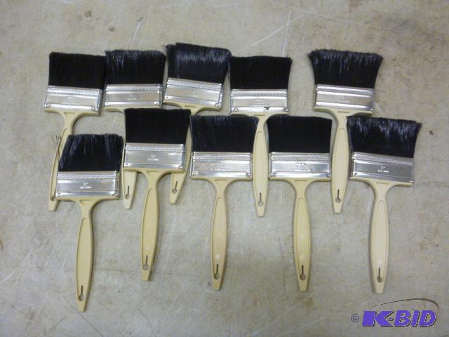 lot 120 image: 10 - 3" Paint Brushes...
