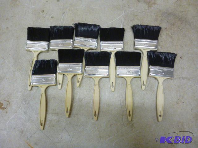 lot 122 image: 10 - 3" Paint Brushes...