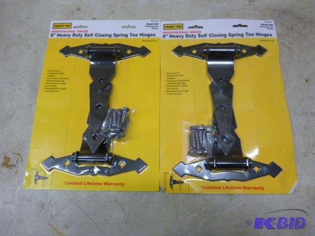 lot 128 image: 2 Project Pro 8" Heavy Duty Self Closing...