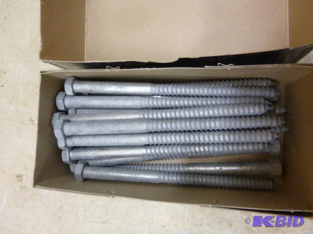lot 136 image: 20 Lag Bolts 12" X 8"...