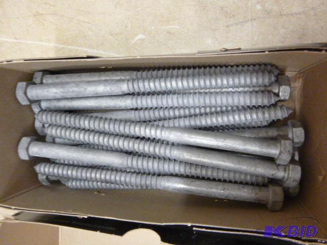 lot 137 image: 20 Lag Bolts 12" X 8"...