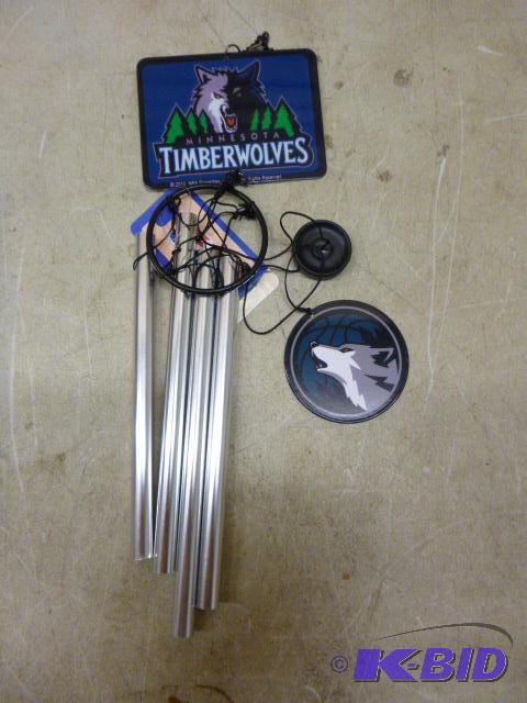 lot 174 image: Minnesota Timberwolves Wind Chime...