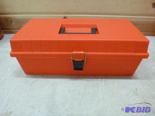 lot 179 image: Plastic 15" Toolbox Made in the USA....