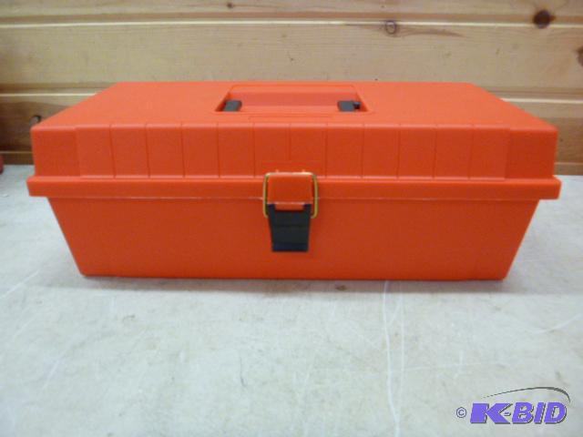 lot 180 image: Plastic 15" Toolbox Made in the USA....