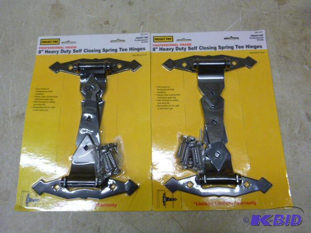 lot 182 image: 2 Project Pro 8" Heavy Duty Self Closing...