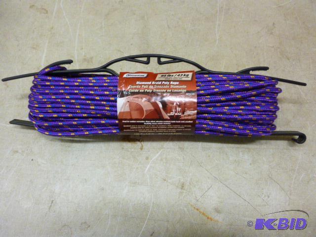 lot 203 image: Secureline Diamond Braid Poly Rope 14" ...
