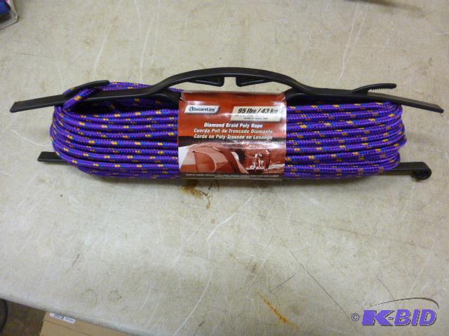 lot 204 image: Secureline Diamond Braid Poly Rope 14" ...