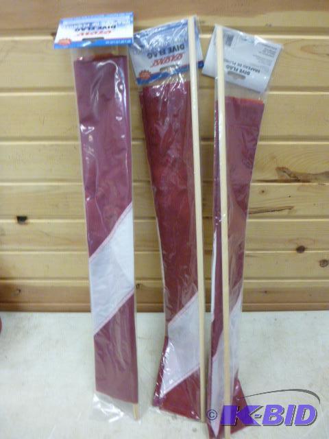 lot 275 image: 3 Seasense Dive Flags Meets USCG regulations....