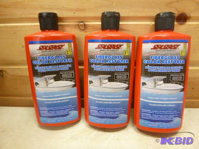 lot 285 image: 3 Bottles of Seasense Supreme Fiber Glass Col...