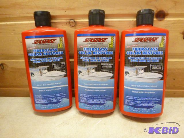 lot 286 image: 3 Bottles of Seasense Supreme Fiber Glass Col...