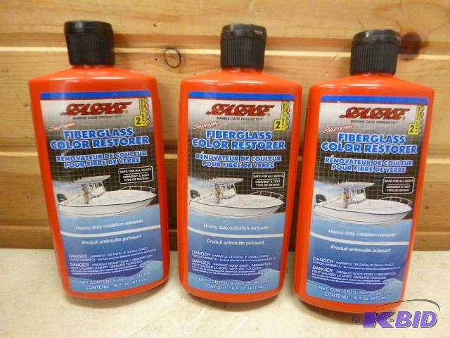 lot 287 image: 3 Bottles of Seasense Supreme Fiber Glass Col...