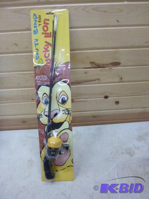 lot 295 image: South Bend Lucky Lion Fishing Combo Ready to ...