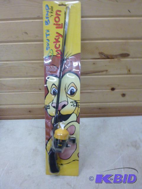lot 297 image: South Bend Lucky Lion Fishing Combo Ready to ...