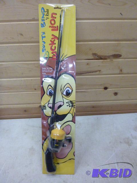 lot 298 image: South Bend Lucky Lion Fishing Combo Ready to ...