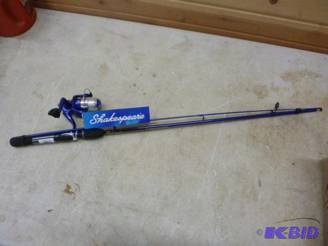 lot 303 image: Shakespeare Firebird Rod and Reel Combo 1 bal...