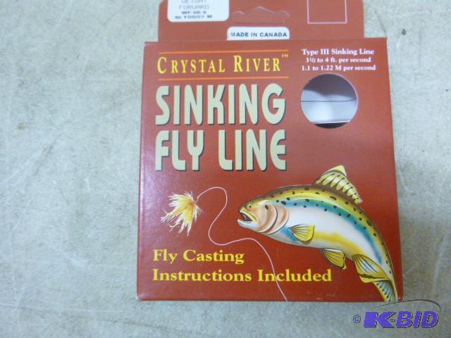 lot 310 image: Crystal River Sinking Fly Line 30 yards....