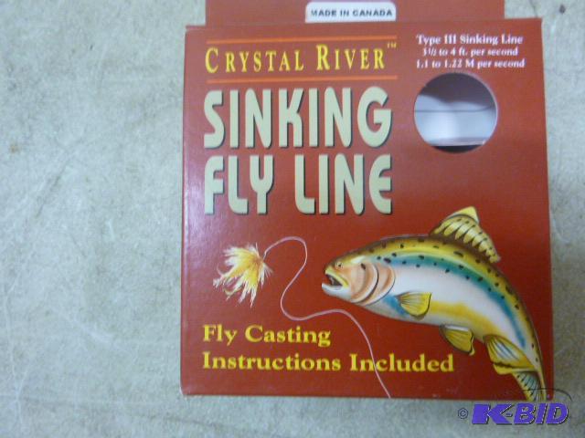 lot 311 image: Crystal River Sinking Fly Line 30 yards....
