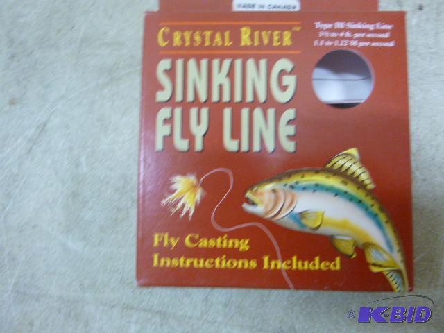 lot 312 image: Crystal River Sinking Fly Line 30 yards....