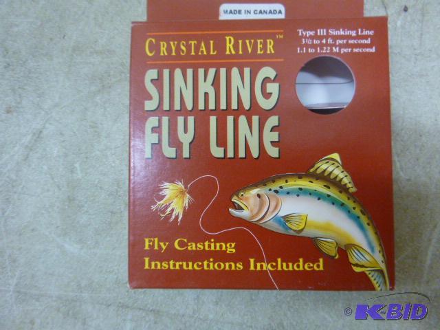 lot 313 image: Crystal River Sinking Fly Line 30 yards....