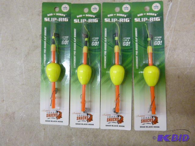 lot 318 image: 4 Rod-N-Bobbs&nbspSlip-Rigs Pre-rigged slip...