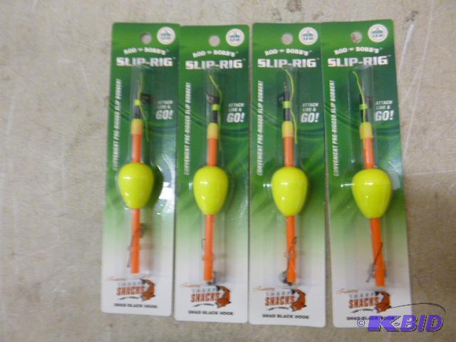 lot 320 image: 4 Rod-N-Bobbs Slip-Rigs Pre-rigged slip bopp...