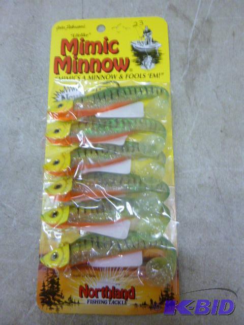 lot 325 image: Pack of 6 Northland Tackle Mimic Minnows New ...
