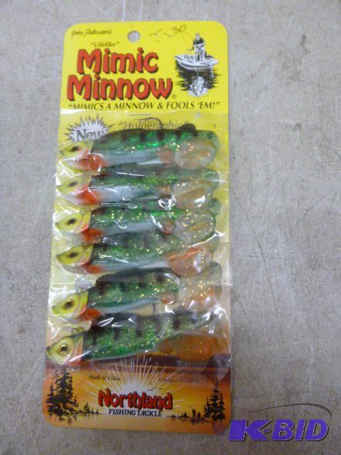 lot 328 image: Pack of 6 Northland Tackle Mimic Minnows New ...