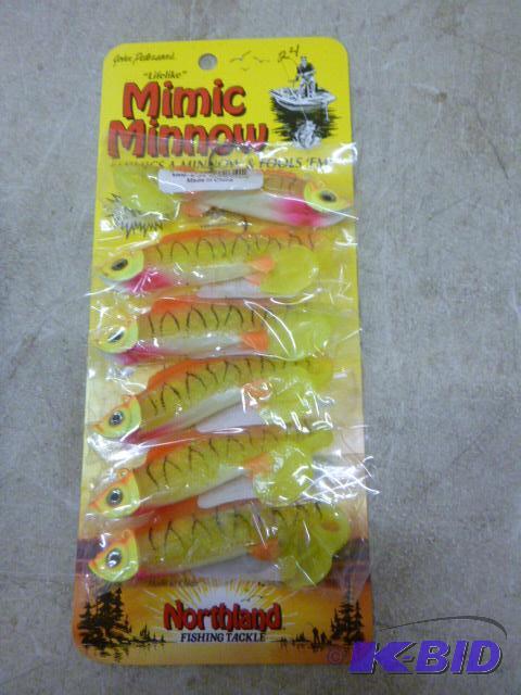 lot 330 image: Pack of 6 Northland Tackle Mimic Minnows New ...