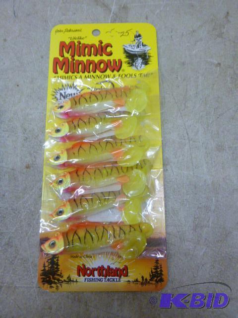 lot 331 image: Pack of 6 Northland Tackle Mimic Minnows New ...
